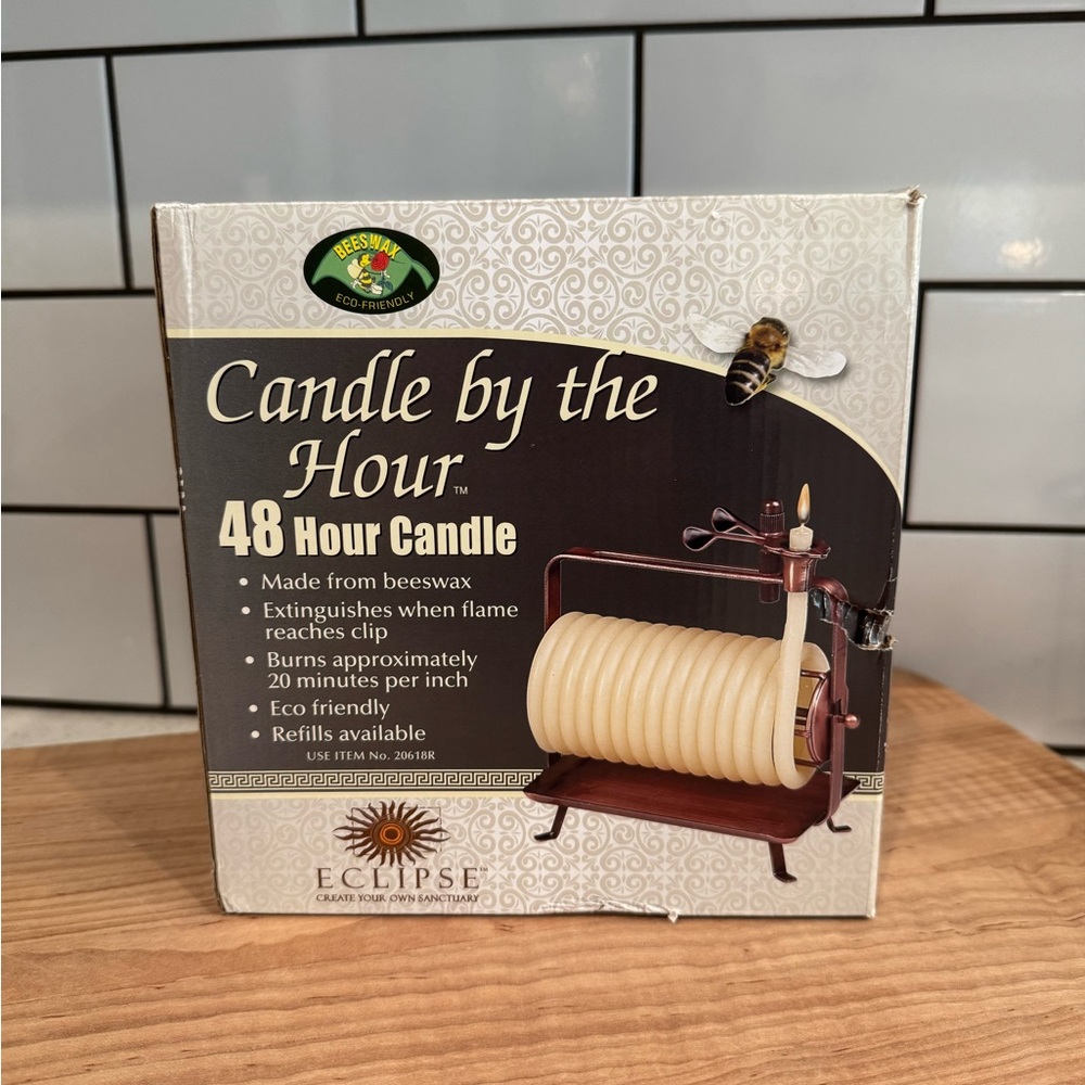 Eclipse ✨ Candle by The Hour – 48 Hour Natural Horizontal Candle NIB